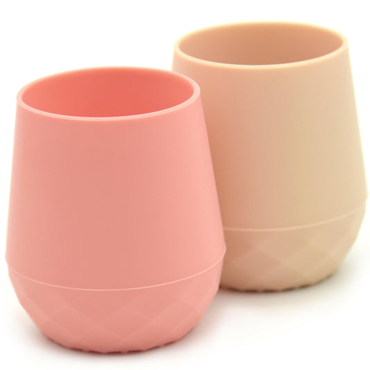 Tiny Baby Cups for 4 months+ (Pink Porcelain) - teensy peepsy